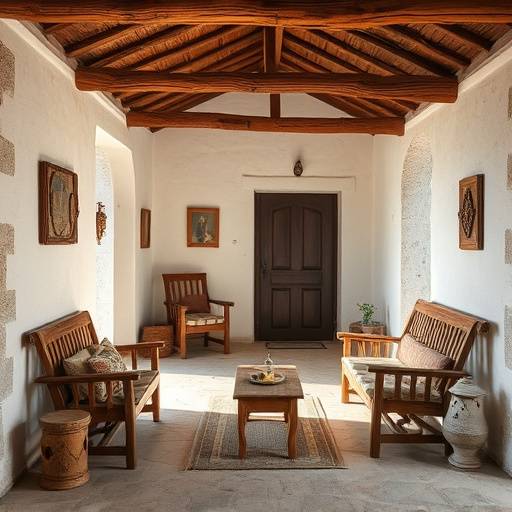Casa rural en la Dehesa Extreme&radic;&plusmn;a con porche y muebles r&radic;&ordm;sticos